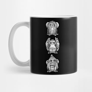 See no evil, hear no evil, say no evil Mug